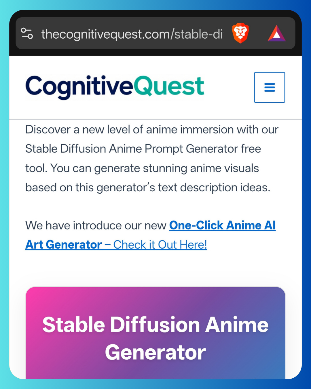 Anime Prompt Generator